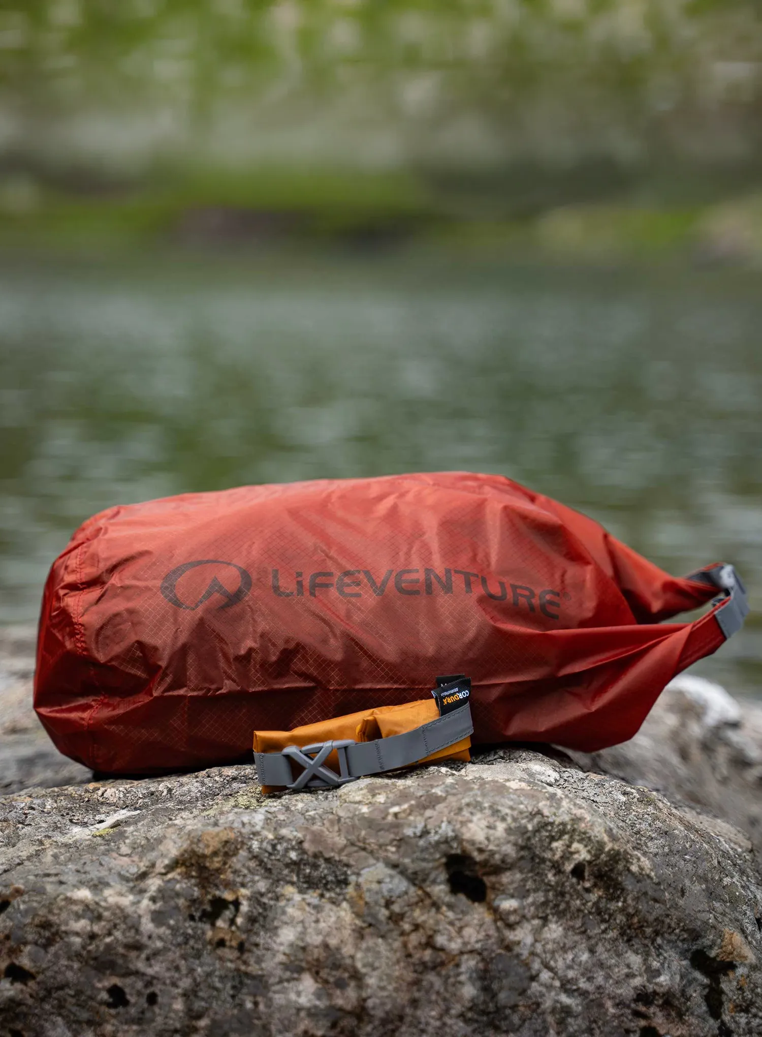 Neperšlampamas maišas Lifeventure Ultralight Dry Bag 5 l - rust