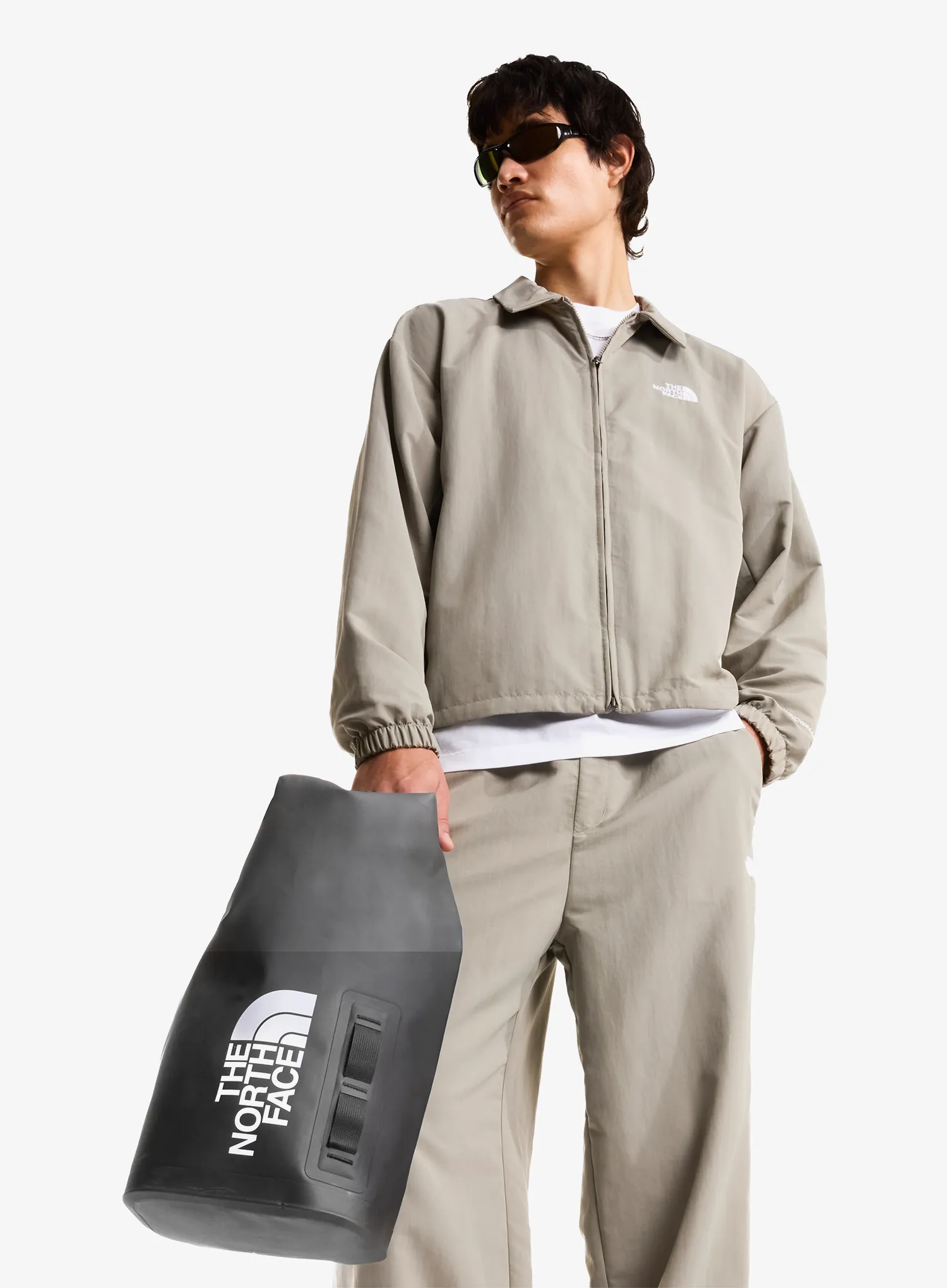 Neperšlampamas maišas The North Face Base Camp Dry Bag 12L - black/white