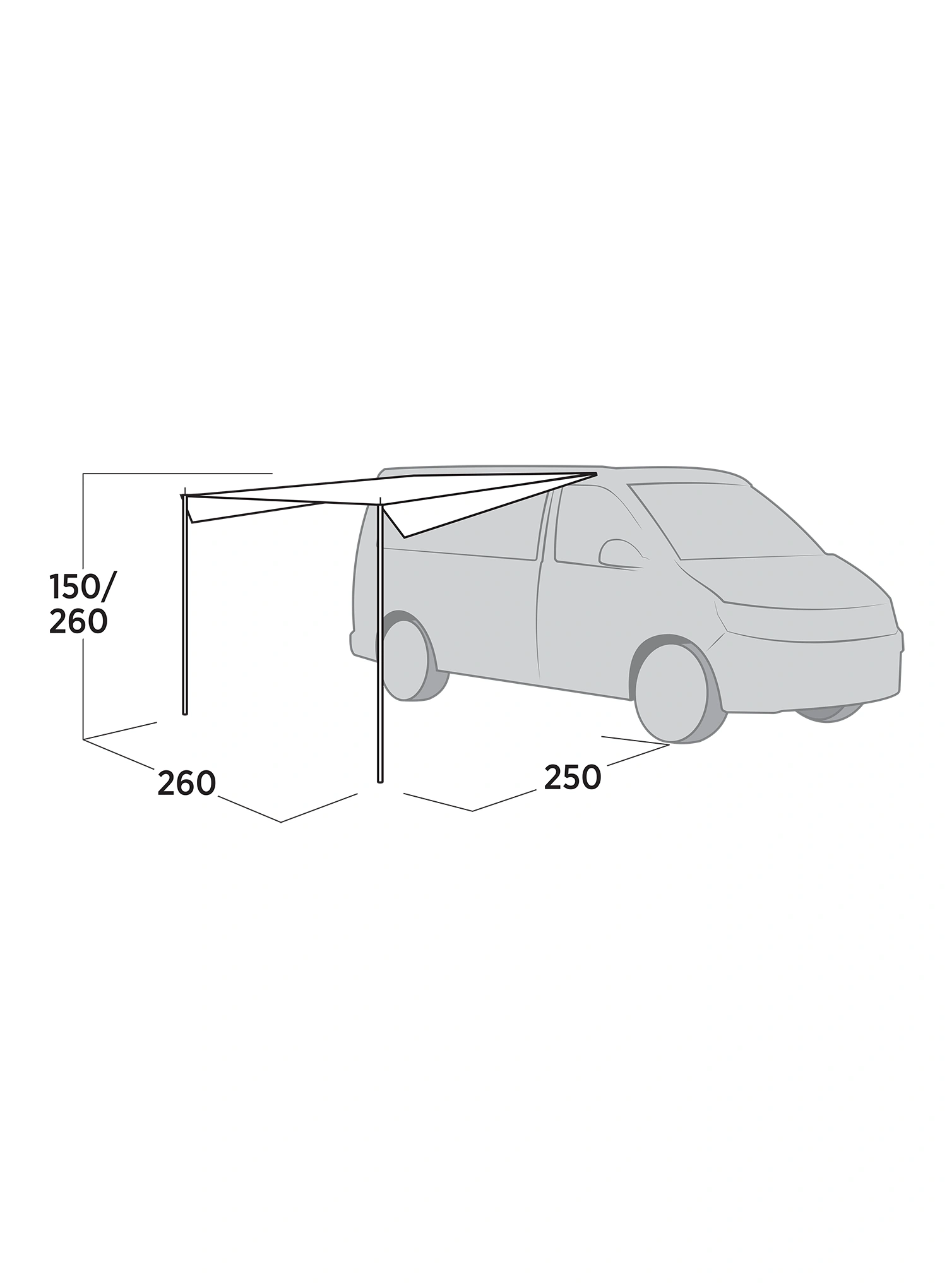 Stogelis Easy Camp Voss Canopy - gray