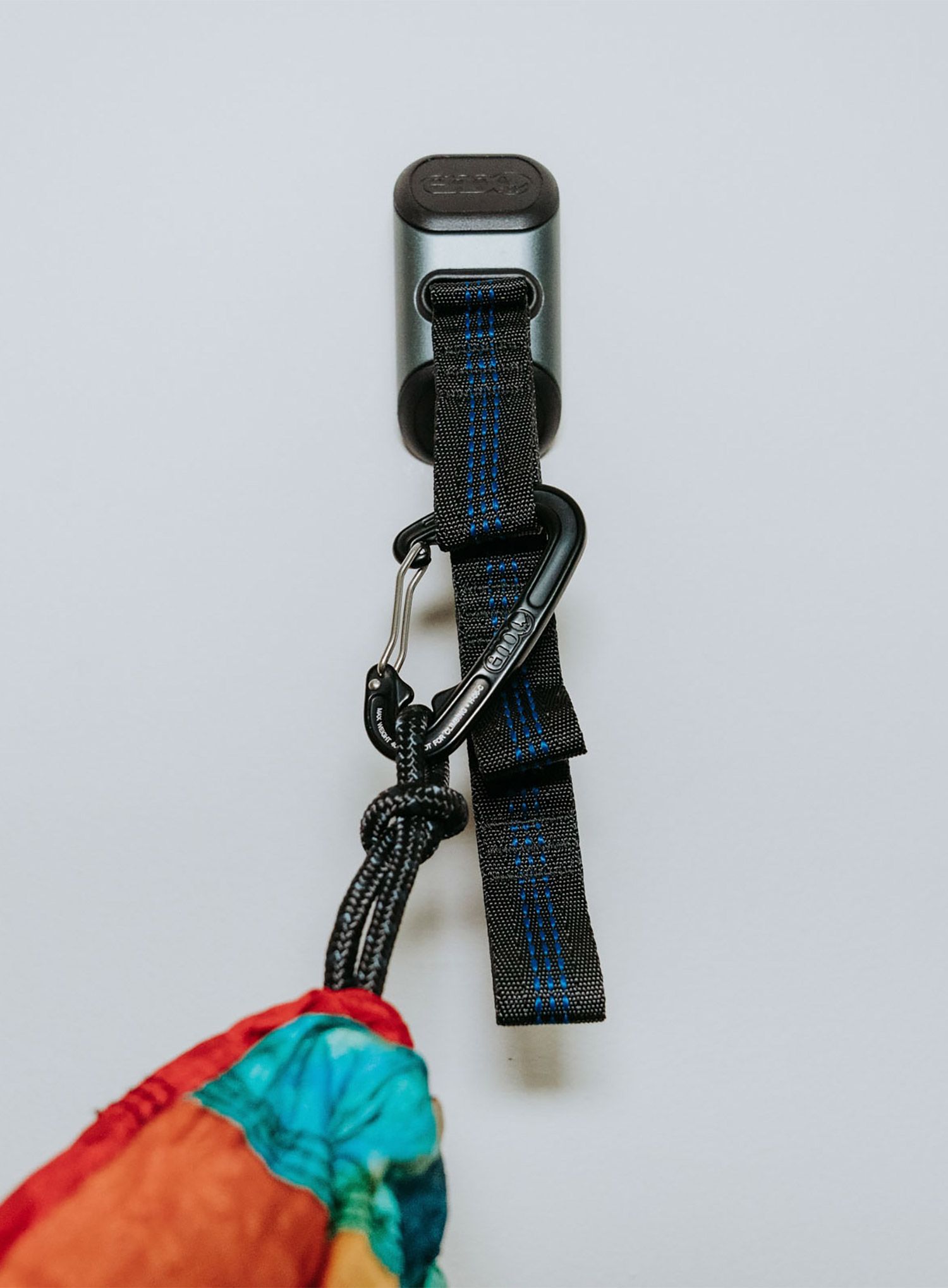Hamakų tvirtinimo detalė ENO Deluxe Hammock Hanging Kit - charcoal