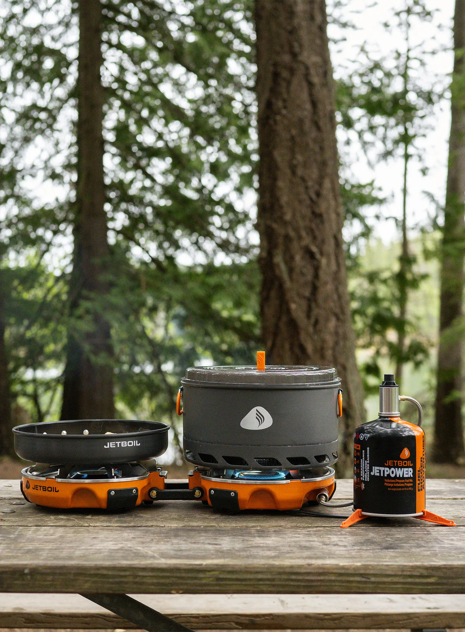 Rinkinys gaminimui Jetboil Genesis Basecamp Cooking System - carbon
