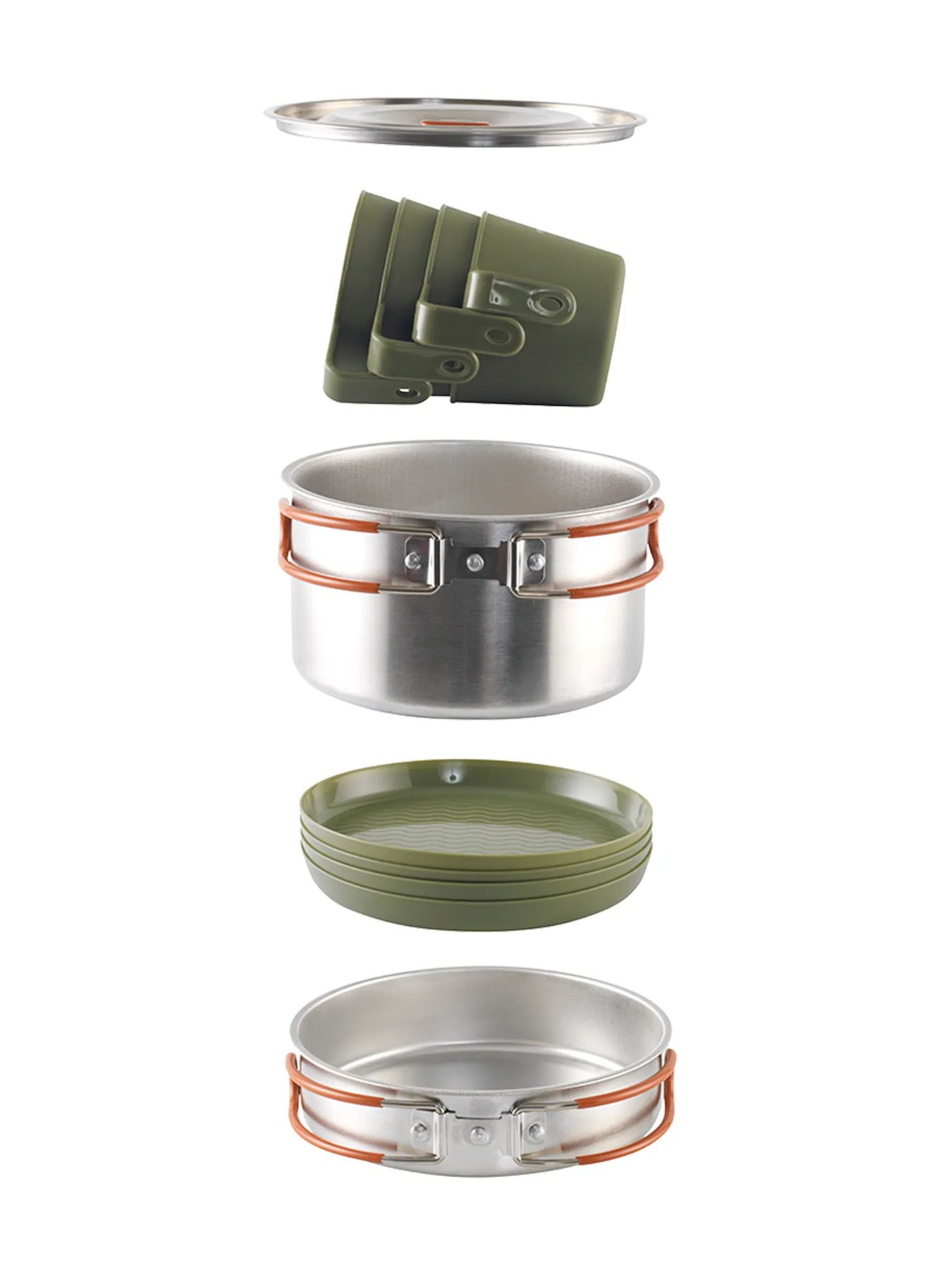 Virtuvinis rinkinys Easy Camp Moss 4 Cook Set