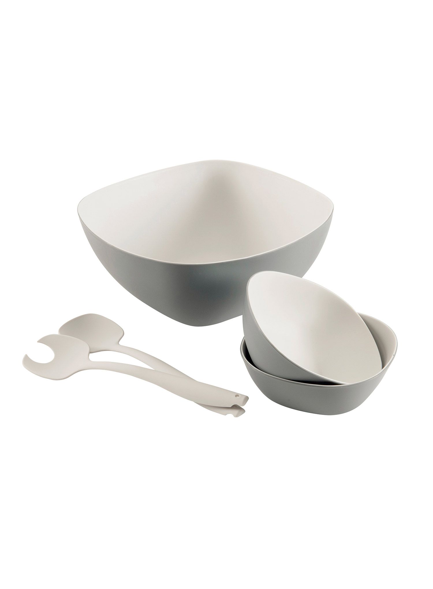 Dubenų rinkinys Outwell Gala Salad Set - grey/sand