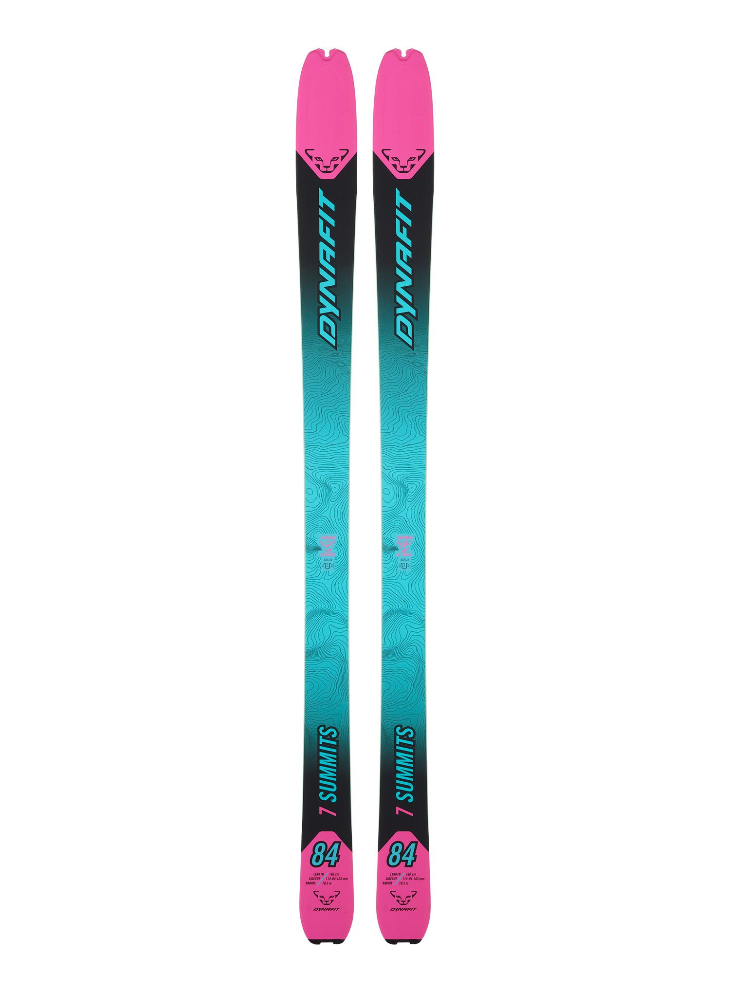 Skituro rinkinys Dynafit Seven Summits+ Ski Set - flamingo/reef