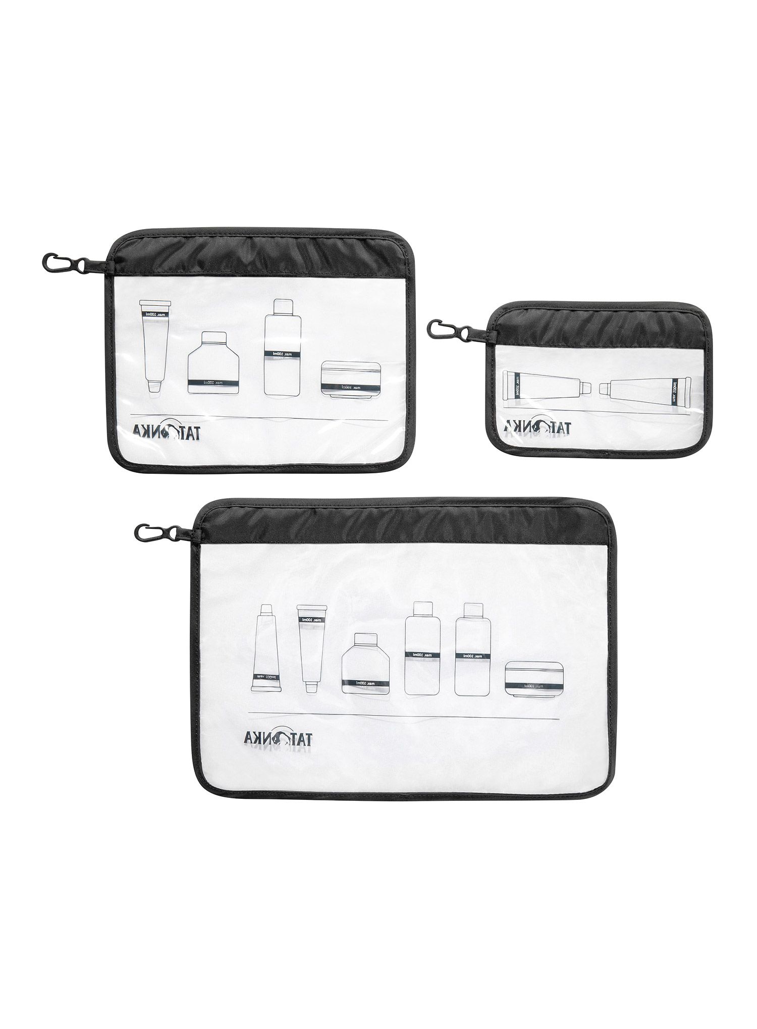 Rankinių rinkinys Tatonka Zip Flight Bag Set - black